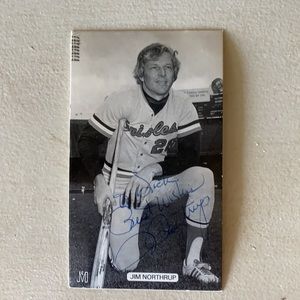 1979 Jim Northrup Card With Signature